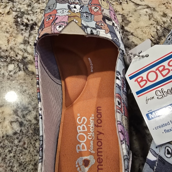 Skechers Kids' Dog Print Slip-On Shoes - Multi-Color - Picture 7 of 7